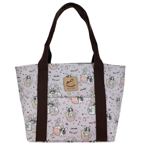 Waterproof French Bulldog Dumpling Tote Shoulder Bag Purse - Picture 1 of 10